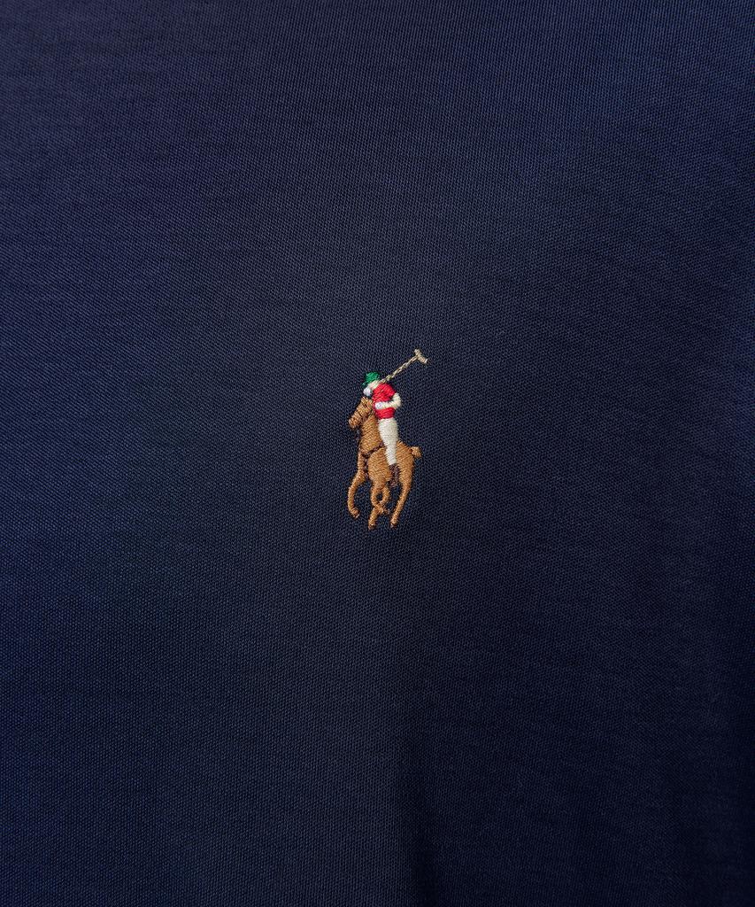 POLO RALPH LAUREN Custom Slim Soft Cotton Tee - Navy
