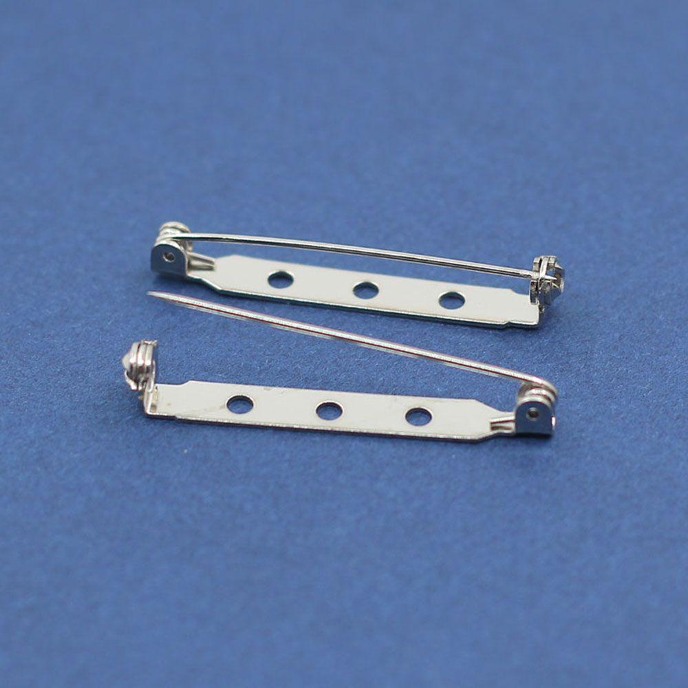 Plated Iron Back Bar Badge Holder Pins Basic Brooch Safe Lock Brooch Brooch