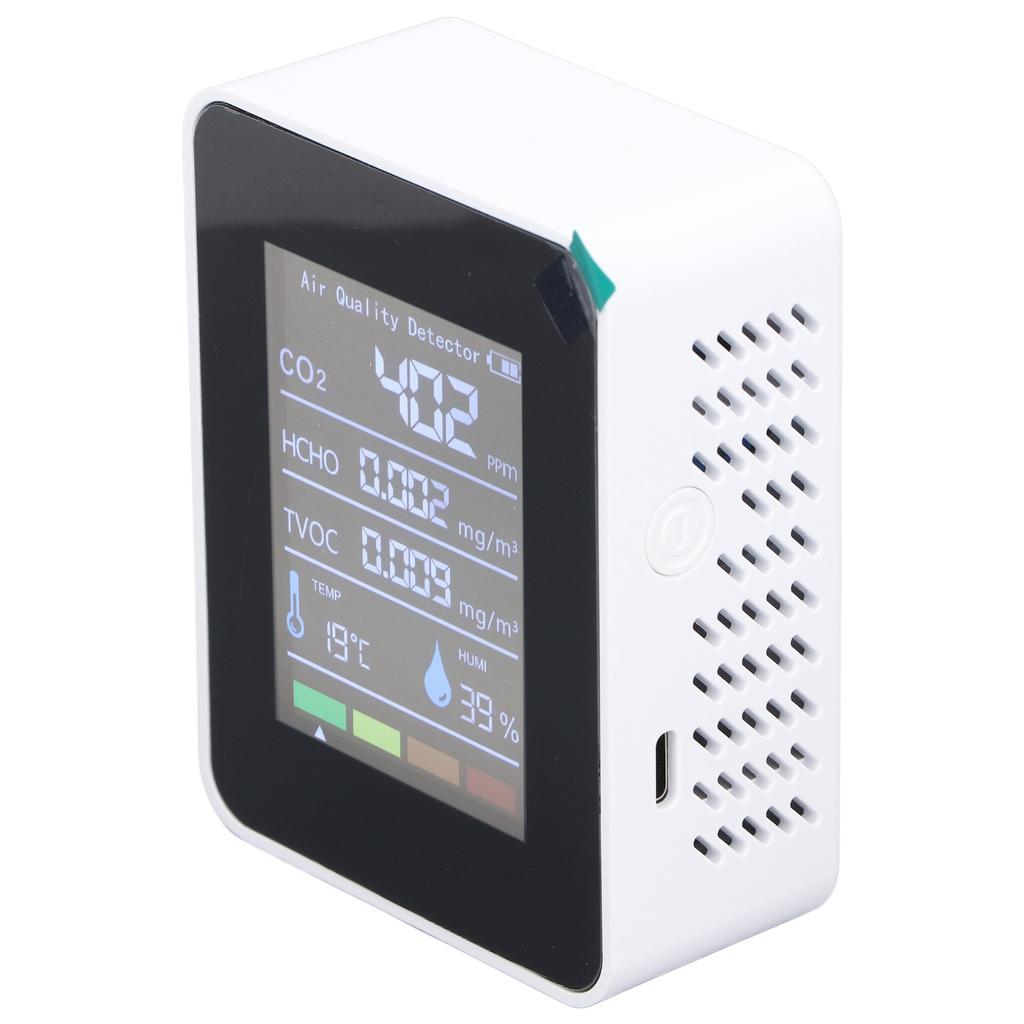 Quality Monitor In 1 CO2 TVOC HCHO Temperature Humidity Detector LCD Display Quality Teste