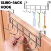 Крючки для дверей без сверления 5 крючков, прочный органайзер, экономящий место, настенная вешалка для пальто, ключей, полотенец в шкафу, спальне, коридоре