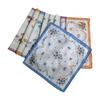 9Pcs Soft Cotton Hankies Florals Embroidery Detailing Ladies Wedding Favor Supplies Machine Washable