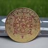 Мексика Майя Ацтекский календарь Искусство Пророчество Культура 1.57"*0.12" Золотые монеты Коллекционные предметы