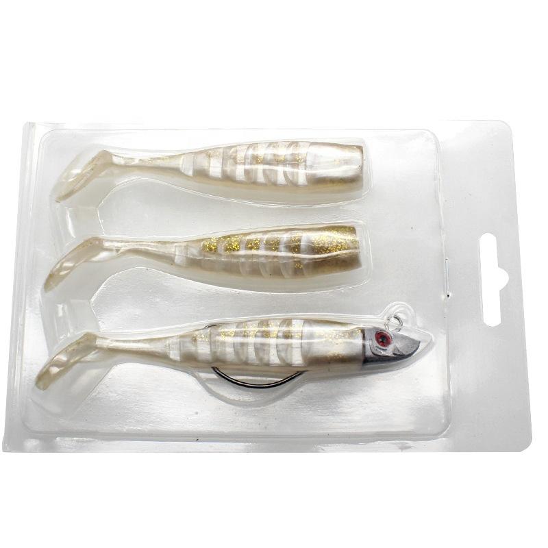 HOWELL New Arrival 130mm 5.1in 26g Fishing Lures Bait Artificial Soft Lead PVC Silicone Rubber Tackle
