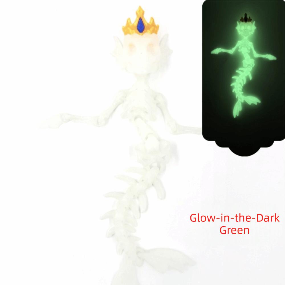 Lightweight Sturdy Material 3D Printed Mermaid Skeleton Movable Bone Figure Party Layout