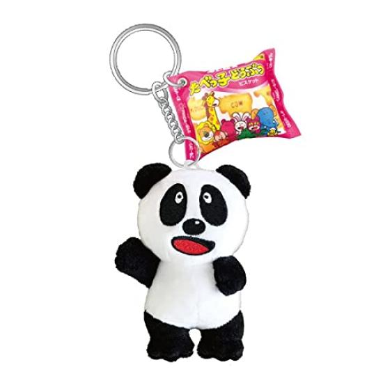 SK Japan Tabekko Animal Plush Key Ring Panda 14919