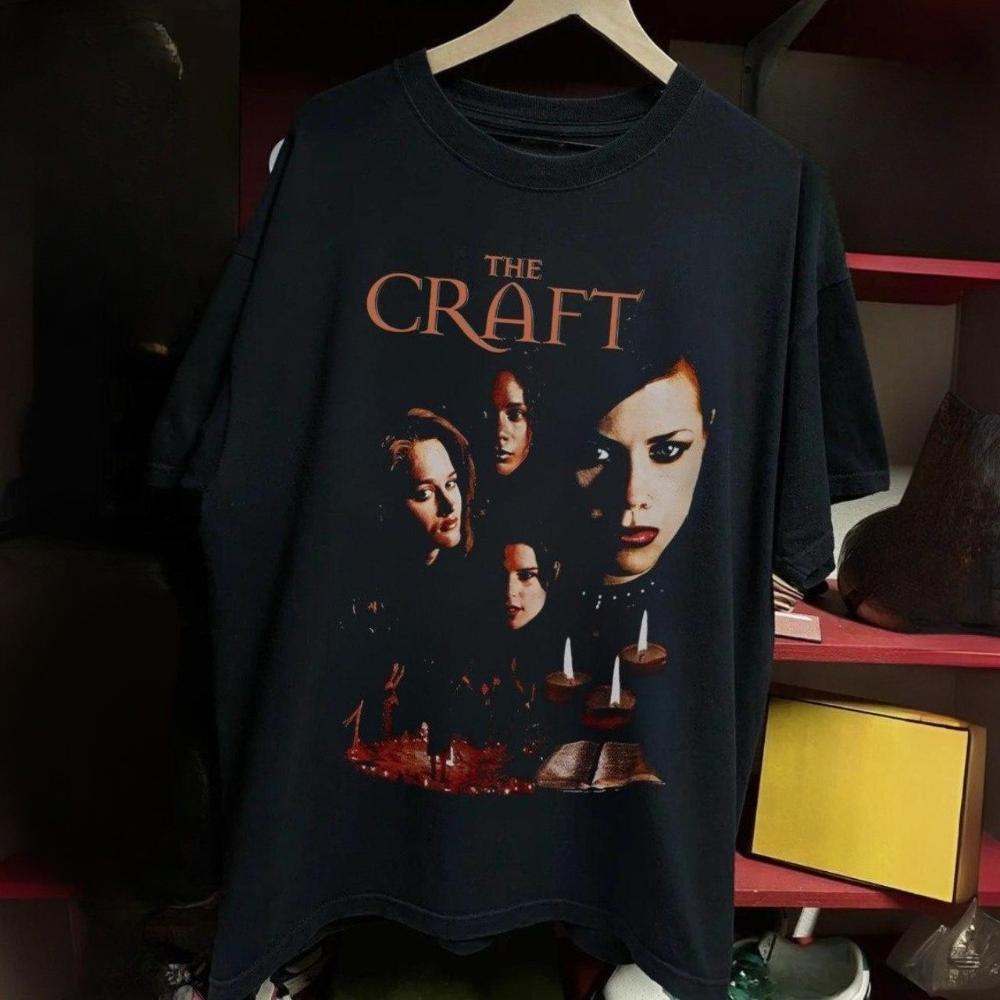 Футболка The Craft Movie Графический Хоррор Фильм Женская Мужская Хлопковая Летняя Весенняя Винтажная Харадзюку Топ Оверсайз Уличная Одежда С Круглым Вырезом