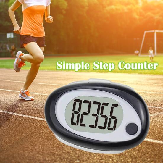 3D-шагомер с большим цифровым дисплеем, высокоточный компактный размер, портативный счетчик шагов, фитнес-трекер для активного отдыха