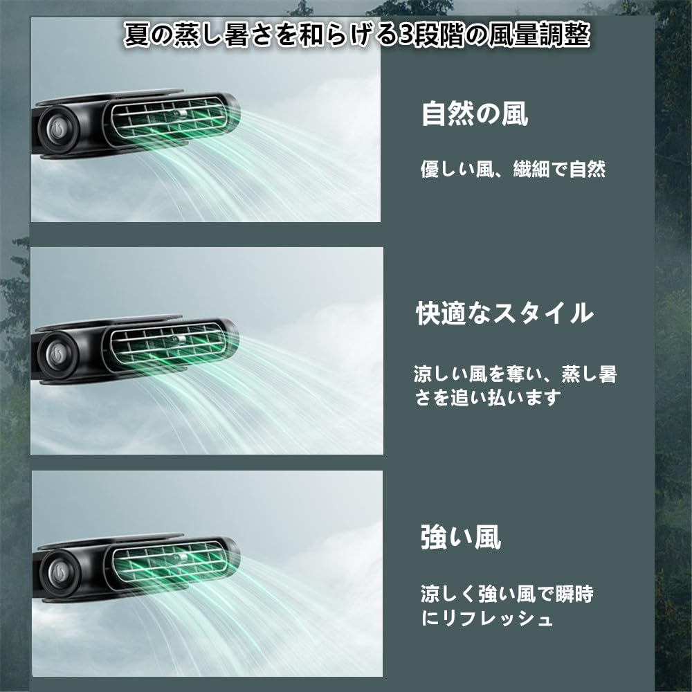 AUSTYLCO Car Rear Fan, Headrest Car Fan, Car USB Fan, Bladeless Fan, Driver Side