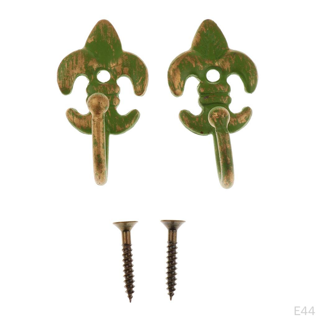 2 x Vintage Tieback Holdbacks Curtain Tie Back Hanger Window Treatment Hardware