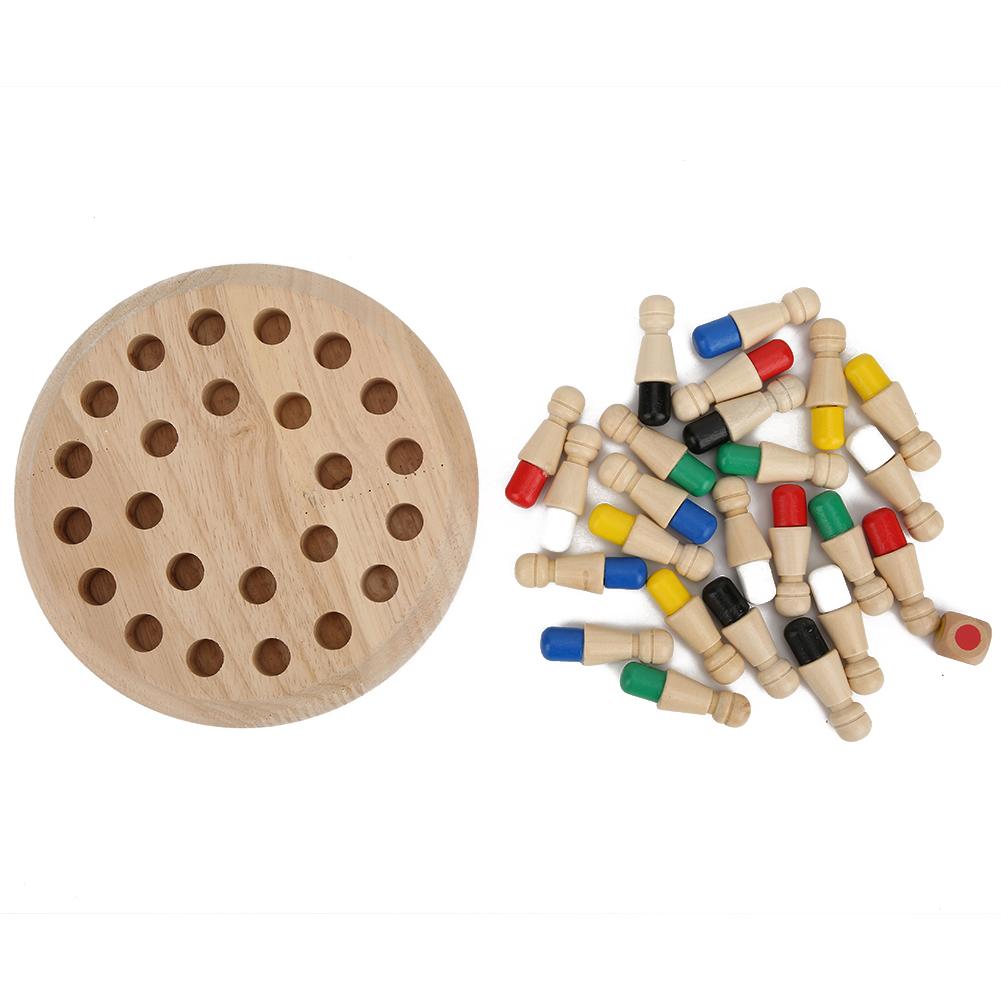 Деревянная игра-шахматка на память, настольная обучающая детская настольная игра