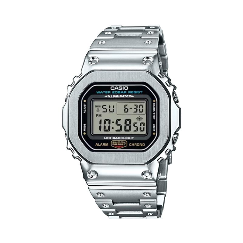 Casio Кастомизированные часы модифицированная серия DW-5600UE-1 металлический квадратный дисплей водонепроницаемый электронный механизм Стальной ремешок тот же DW-5600UE-1