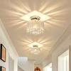 Nordic Modern Simple Led Потолочные светильники Crystal Lampshade Unique Lamp Designs Wall Aisle Corridor Living Room Подвесной светильник