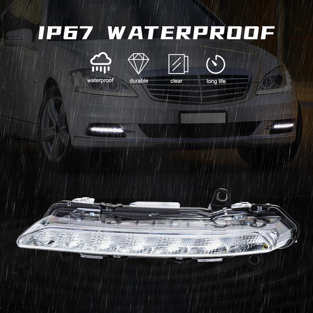2218201756 2218201856 DRL для Mercedes Benz S-Class W221 S350 S500 C250 C300 светодиодные дневные ходовые огни противотуманные фары автомобильные аксессуары