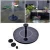 Hobbylane Round Solar Fountain Floating Solar Powered Fuente Floating Water Pump 3 Sprinkler Heads Pond Garden Patio Decor