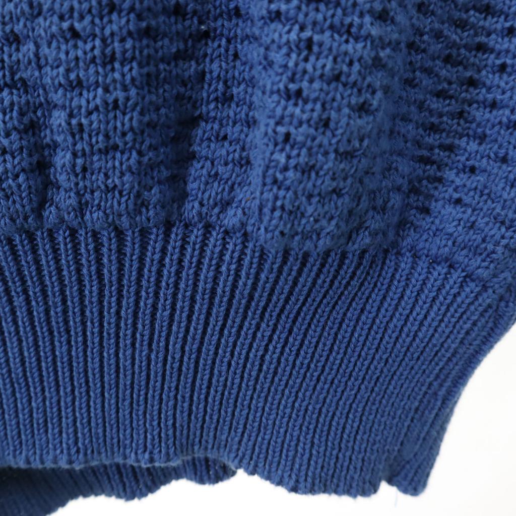 MELINDA GLOSS made in Italy Long sleeve sweater XS Blue knit Men's Used