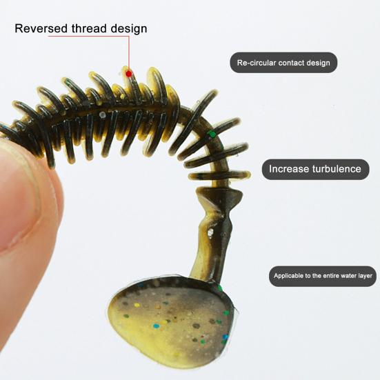 Набор искусственных приманок и рыболовных аксессуаров для рыбалки на открытом воздухе с ящиком для снастей, реалистичный дизайн, яркие цвета, острые джиг-крючки для рыбы, рыболовные инструменты