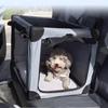 Складная клетка-переноска для животных в багажник или на заднее сиденье автомобиля, для собак крупных/мелких пород, портативная, складная, с вентиляцией