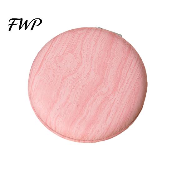 Double-sided Mirror Wooden Grain Handheld Makeup Mirror, Portable Travel Vanity Clear High Clarity Pocket Cosmetic for Women Girls Wood