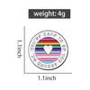 LGBT Enamel Pins Custom You'Re Safe To Be You Around Me Brooches Lapel Badges Rainbow Jewelry Gift for Lover Friends