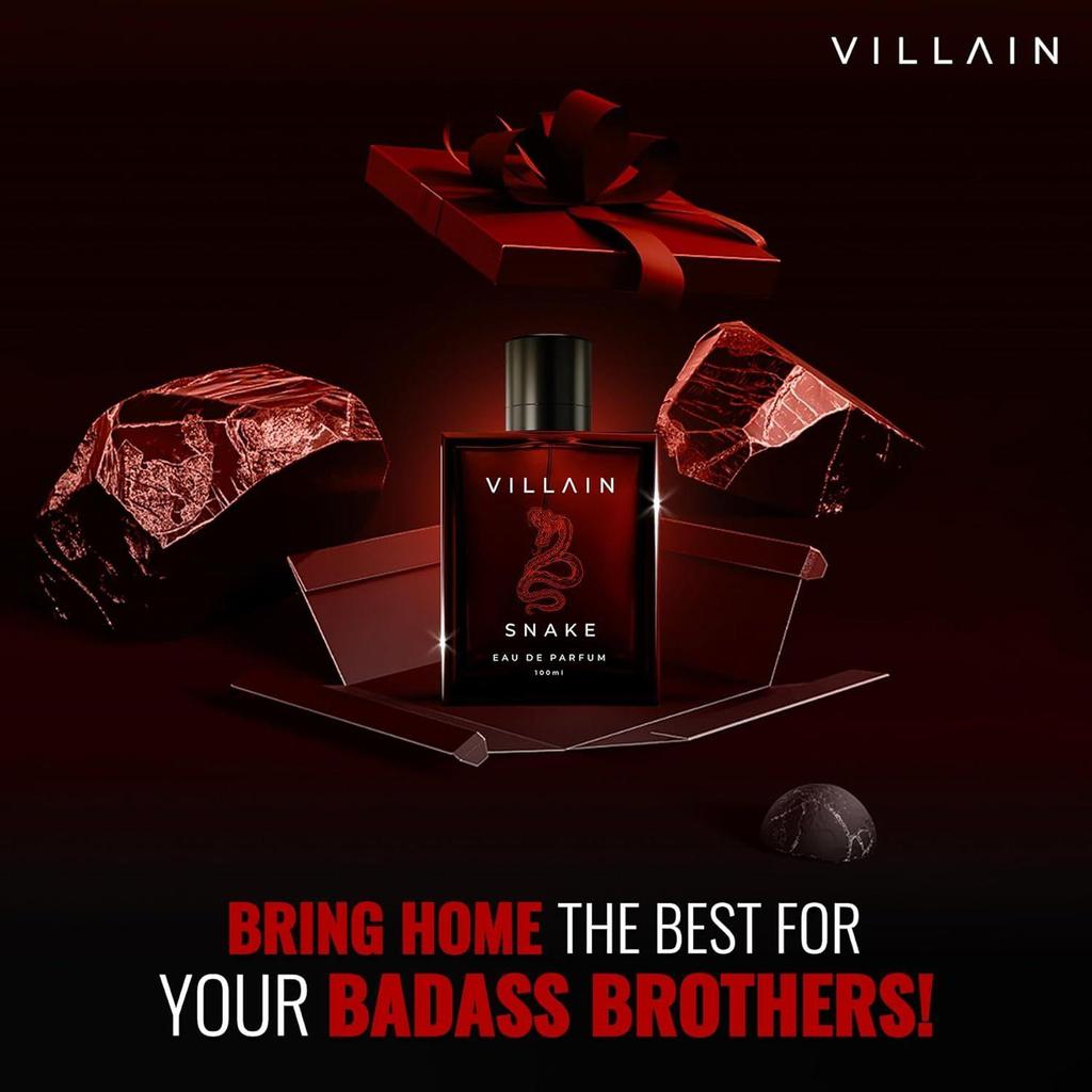 Villain Snake Perfume for Men 100ml | Ultra Long Lasting | Musk