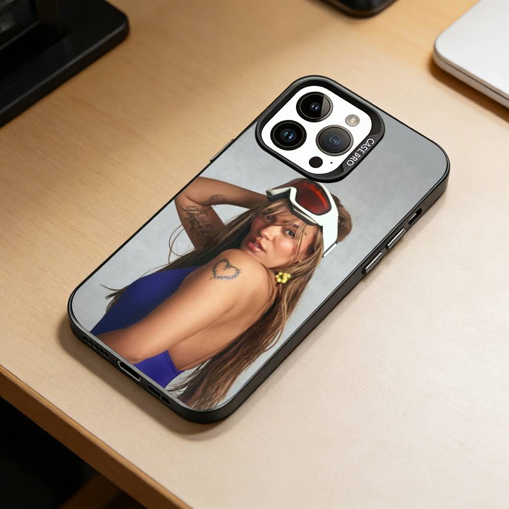 Singer K-Karol G Amargura Phone Case For iPhone 17,16,15,14,13,12,11 Plus,Pro Max,XS,Colorful Silver Phone case Funda Cover