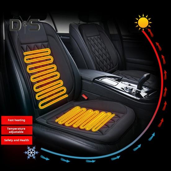 Heated Seat Cushion Wear Resistant Secure Fit Easy To Install Full Back Seat Coverage Cushion Car Interior Accessories