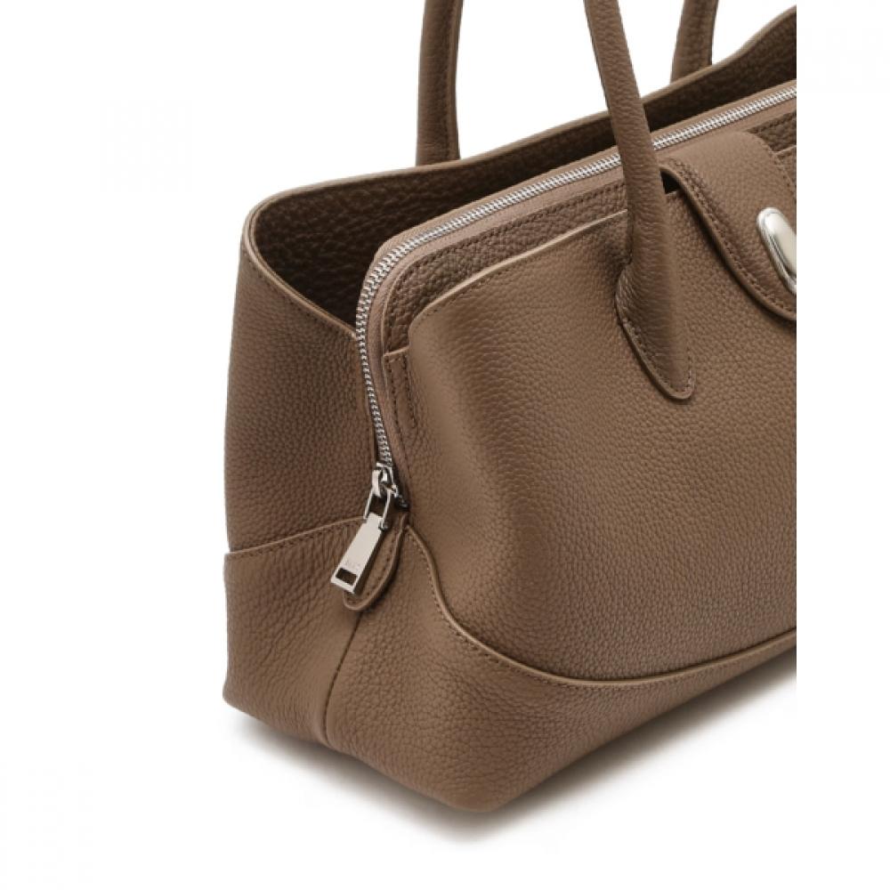 Daks Leather Tote Bag Beige Dcba6f410i2
