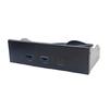 Панель USB для отсека 5,25 дюйма с двойным портом USB 3.2 и портом Type-C для сборщиков ПК и энтузиастов