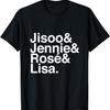 Футболка Джису, Дженни, Розэ и Лисы