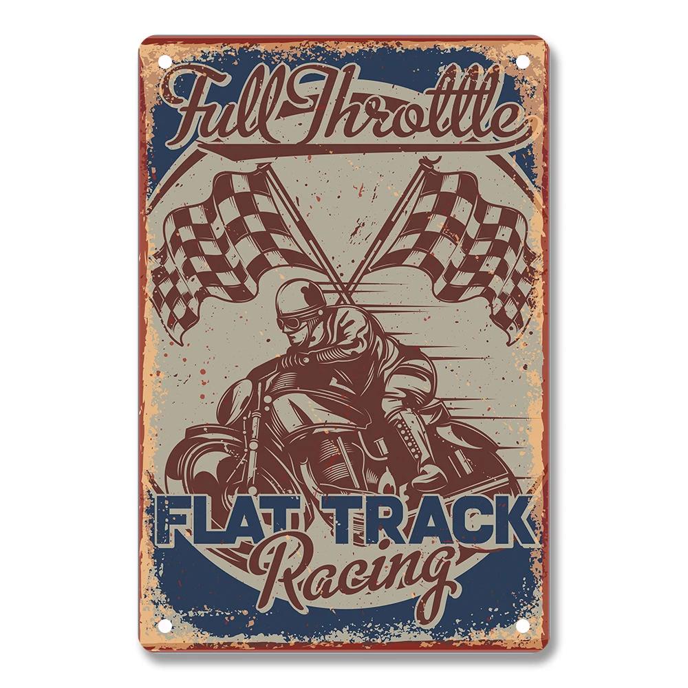 Vintage  Motorcycle  Metal Tin Signs Poster Plate Wall Decor for Home Bars Garage Cafe Clubs Retro Posters Plaque
