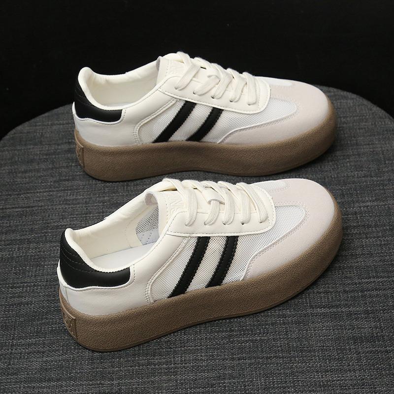 Женская сетчатая обувь на толстой подошве женская летняя новая Сяобай повседневная спортивная обувь для скейтборда лето лето