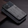 Case for Poco X6 Pro Poco M6 Pro Coque Bamboo Wood Pattern Leather Phone Cover Luxury Funda for Xiaomi Poco X6 Pro Case Capa