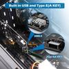 1PC PCI-E 4X PCI-Express to USB 3.2 Gen2 Type-C 3- Port pansion Card Asm3142 Chip 20Gbps Support PCi-E 4 6 16