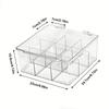 1pc transparent/semi transparent black flip cover toy car model storage box, large capacity suitable for Hot Wheels display box