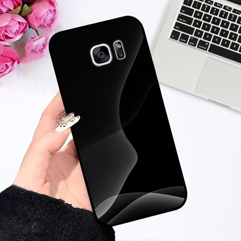 Для Samsung Galaxy S7 Edge Силиконовый Чехол Астронавт Милый Мягкий ТПУ Чехол для Телефона Для Samsung Galaxy S6 S7 S 7 Edge Задняя Крышка Бампер