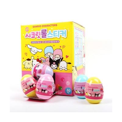 Наклейки в рулонах с секретными персонажами Sanrio, коробка из 40 штук, 40 штук x 1 коробка, популярные корейские игрушки