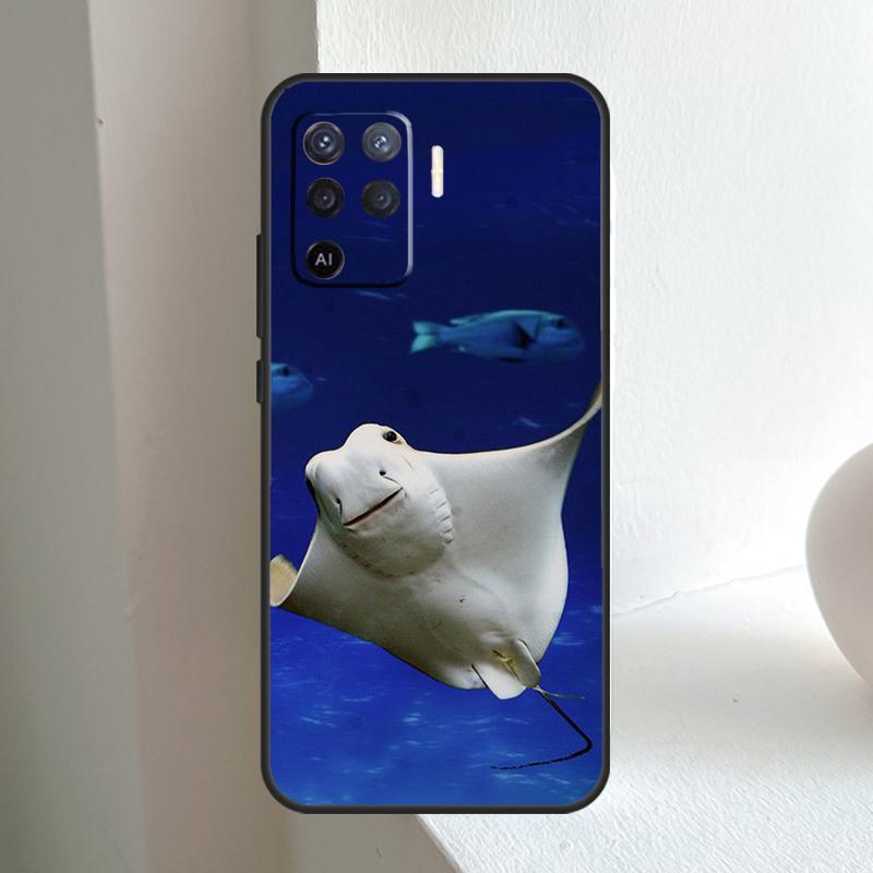 Чехол с изображением ската для OPPO A80 A60 A40 A5 A6 Pro A15 A17 A57 A16 A76 A96 A18 A38 A58 A78 A98 A54 A74 A94