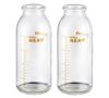 Set of 2 Pigeon Baby Bottles Clear Hospital/Maternity (Direct Attach), 200ml, KR-200,