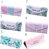 New Colorful Sunglasses Storage Box Glasses Case Folding Myopia and Eyeglasses Triangle