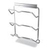 Housewares Hanging Pan Lid Rack 3 Tier Aluminum Alloy Cabinet Pot Lid Holders Organizer for Plates Cookie Sheets