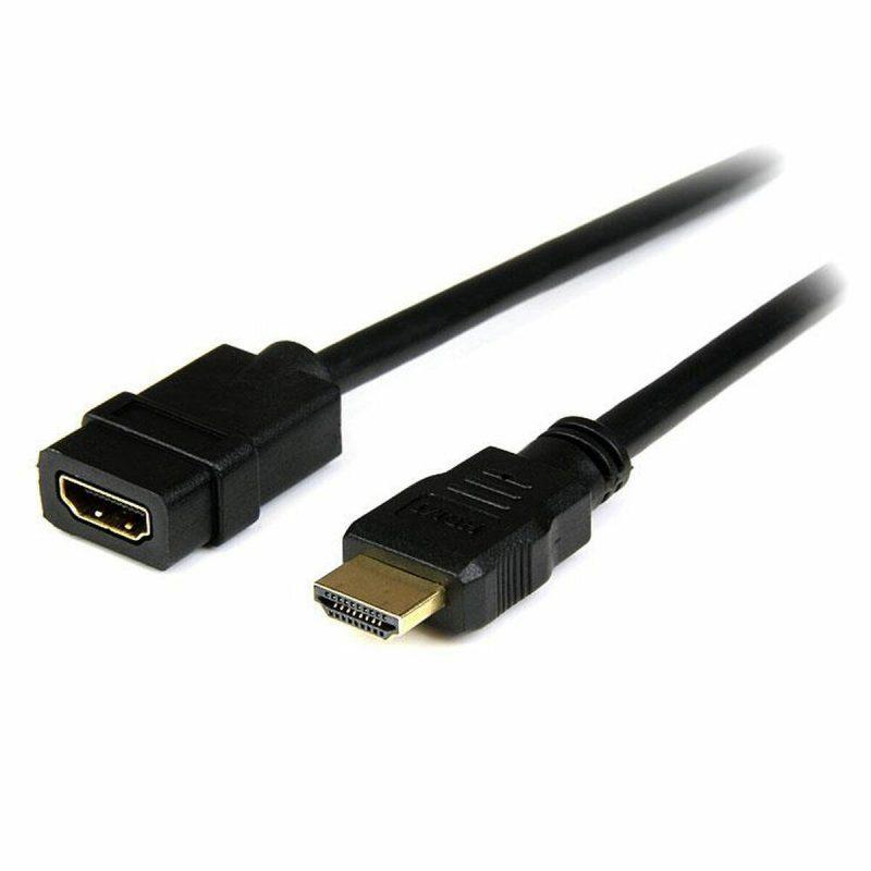 Startech-Cable HDMI Startech HDEXT2M Negro (2 m)