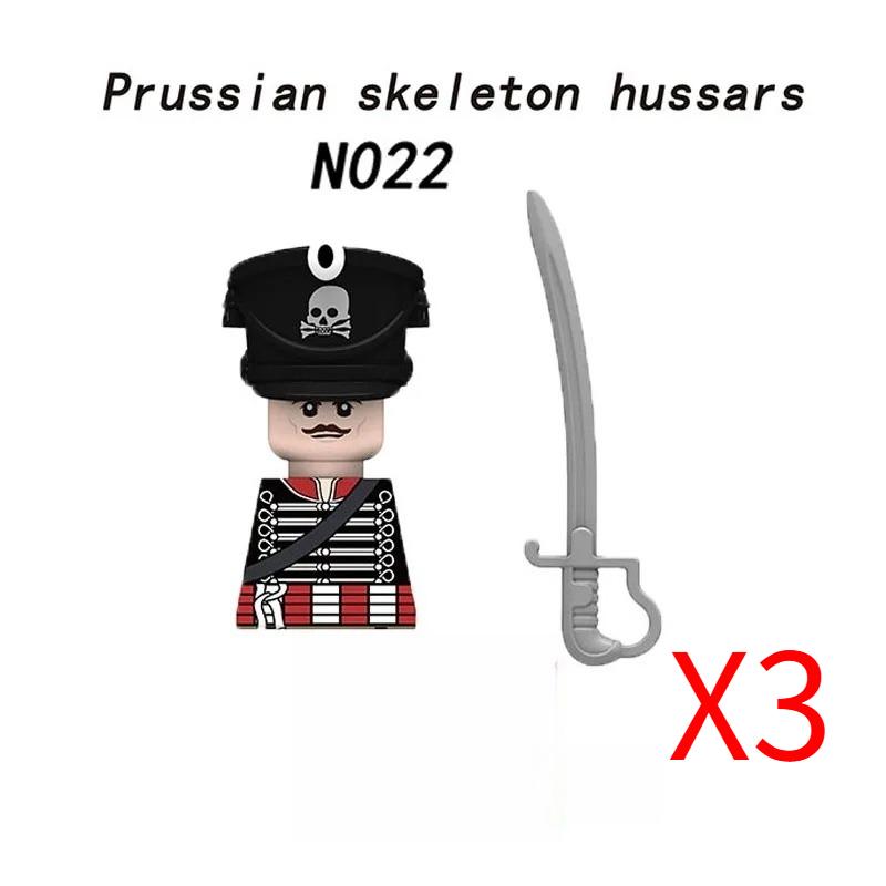 MOC Средневековый Военный Наполеоновские Войны Строительные Блоки Британская Французская Армия Пехота Кавалерия Фигурка Солдата Кирпичный Конструктор