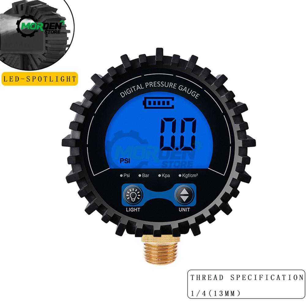 1-111PSI Digital Tyre Tire Air Pressure Gauge LCD Manometer Pressure Gauge With LED Light For Car Truck Motorcycl Accessories