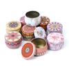 Ethnic Style Empty Tin Tinplate Sealed Jar Diy Candle Candy Jewelry Container Box Storage Home Decoration Wedding Gift