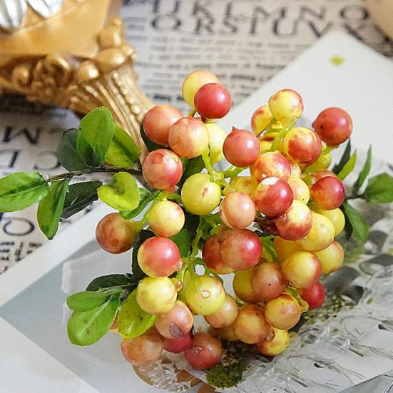 1 ветка, искусственные фрукты, ягоды, сделай сам, свадебная вечеринка, домашний декор для отеля, кафе, сада
