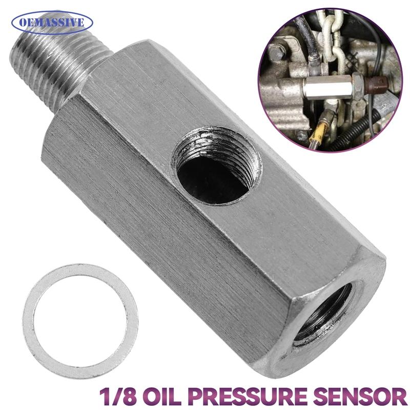 Для BMW Для VW Адаптер датчика давления масла из нержавеющей стали 1/8 NPT к линии подачи турбины Т-образный фитинг-адаптер для манометра с уплотнительным кольцом
