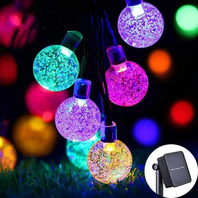 Xiaomi 4 Colors Options Solar Globe String Lights Outdoor Waterproof Fairy Lights with 8 Modes for Wedding Patio Holiday Home Decor