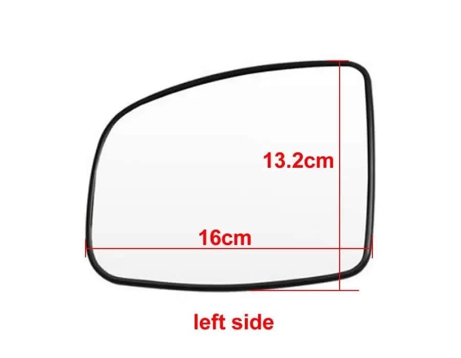 Fit 2014-2020 Car Rearview Mirror Side Mirror Lens Door Window Rear View Mirror Glass No Heated (1PCS Right Side)
