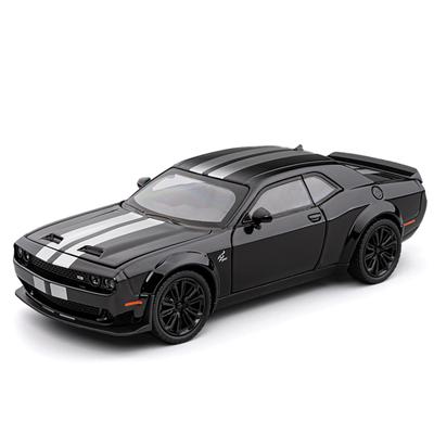 1/22 масштаб Dodge Challenger Redeye Hellcat Super Muscle Sports CarЛитая модель автомобиля из сплава металла Подарок на день рождения Коллекция Украшения