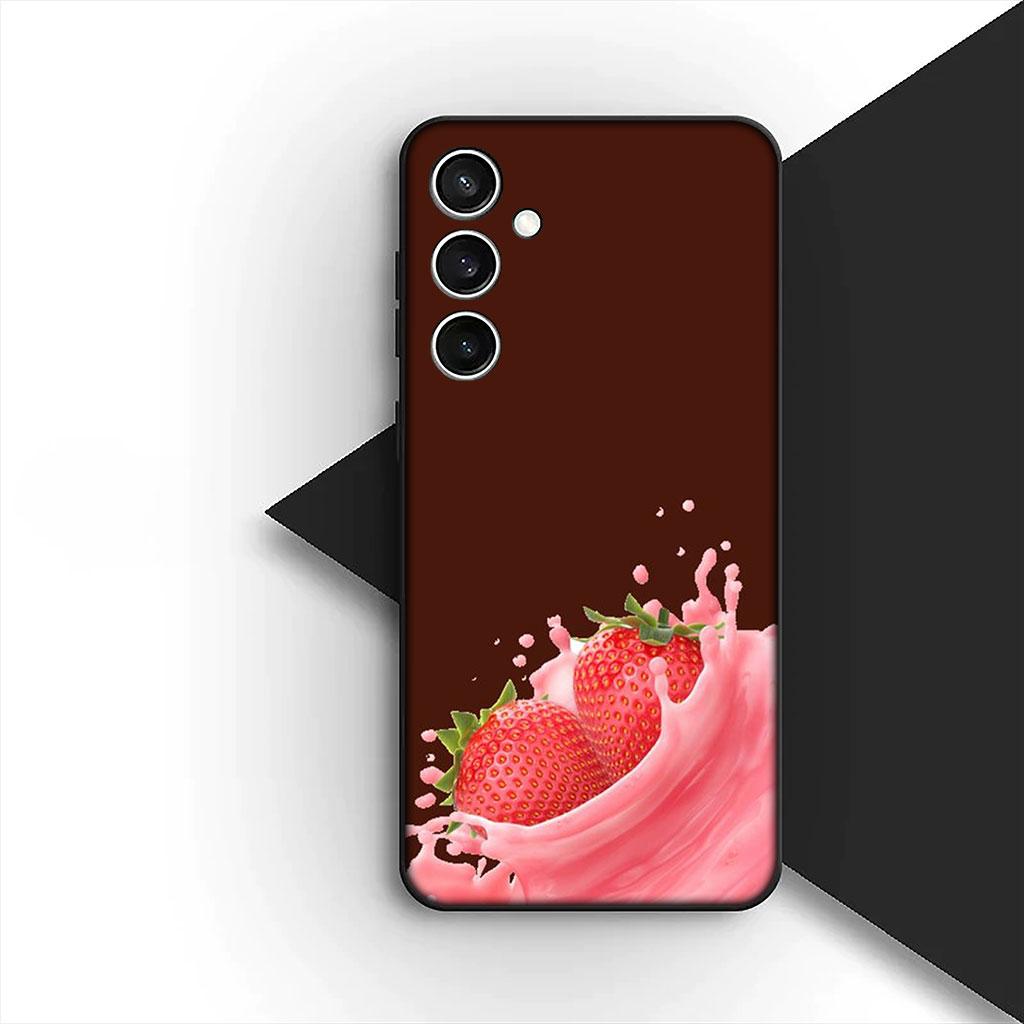 Cherry Strawberry fruit Summer Avocado Lemon Cover for Samsung Galaxy S25 S24 S23 FE Ultra Plus S7 Edge S25+ S23+ A56 5G Case